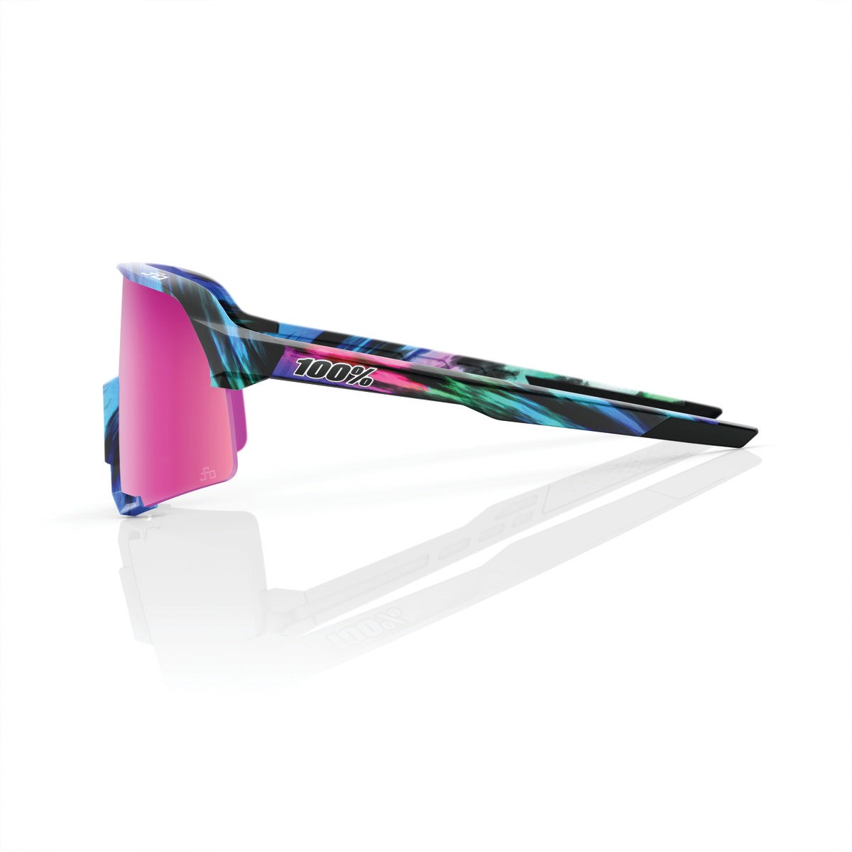 S3 - Peter Sagan LE Soft Tact Tie Dye - Purple Multilayer Mirror Lens